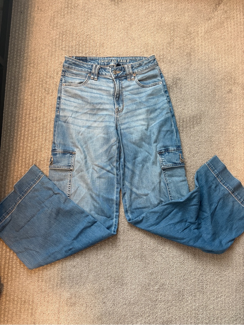 American Eagle Light Blue Stretch Denim Jeans